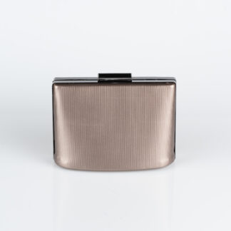 Platin Tırtıklı Desenli Deri Kutu Çanta V288