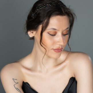 Siyah Saç Aksesuarı UK598