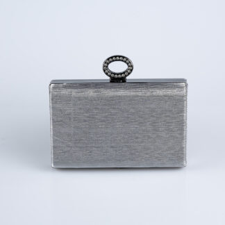 Platin Lazer Kesim Kutu Gece Çantası SH830