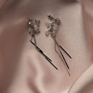 Gümüş Abiye Küpe UKP0769