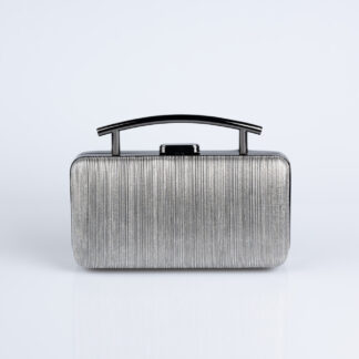 Platin Lazer Kesim Kutu Abiye Çanta V756