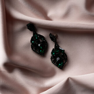 Zümrüt Yeşili Abiye Küpe UK780