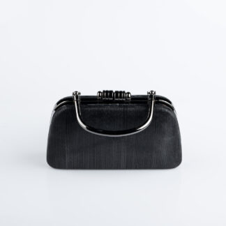 Siyah Lazer Kesim Gece Çantası SH839