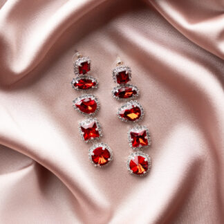 Kırmızı Küpe UK622