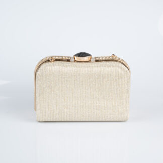 Gold Simli Gece Çantası KC128