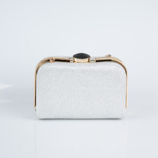 Gümüş Simli Gece Çantası KC128