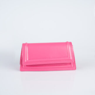 Fuşya Deri Gece Çantası KC409