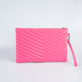 Fuşya Deri Abiye Çanta KC413