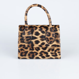 Leopar Deri Gece Çantası KC165