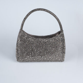 Platin Taşlı Gece Çantası VT915
