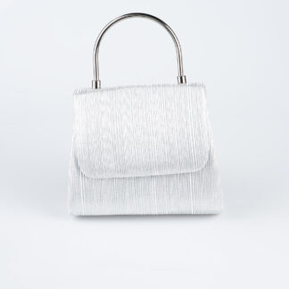 Gümüş Lazer Kesim Abiye Çanta SH842