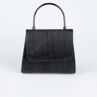 Siyah Lazer Kesim Abiye Çanta SH842