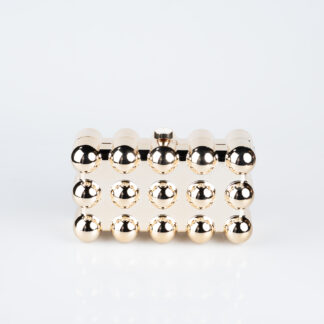 Gold Metal Abiye Çanta SH843