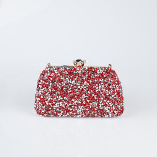 Kırmızı Süet Gece Çantası SH849