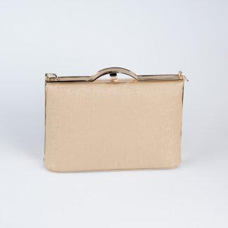 Ten Tırtıklı Desenli Deri Gece Çantası KC126