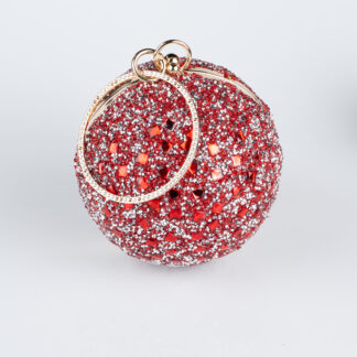 Gold-Kırmızı Pullu Abiye Çanta SH803