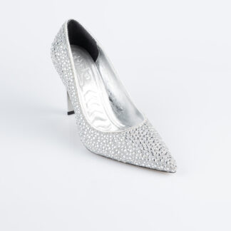 Gümüş Taşlı Stiletto AB1138