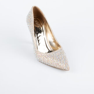 Gold Taşlı Stiletto AB1138