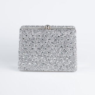 Gümüş Taşlı Gece Çantası KC701