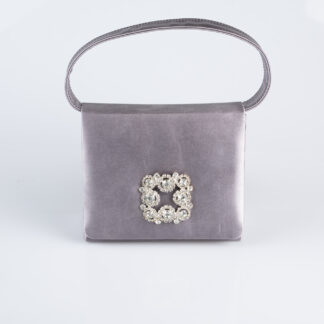 Platin Saten Abiye Çanta KC262