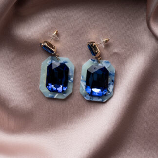 Saks Mavi Küpe BJ1037