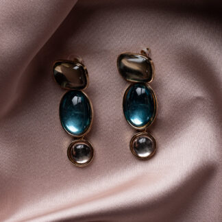 Petrol Yeşili Küpe BJ1044