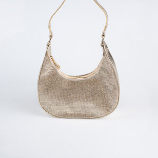 Gold Taşlı Gece Çantası VT909