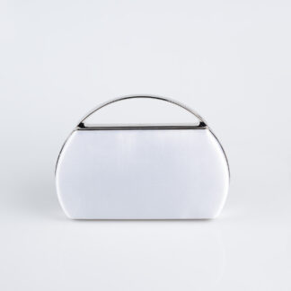 Gümüş Saten Gece Çantası V351