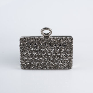 Platin Simli Abiye Çanta SH830