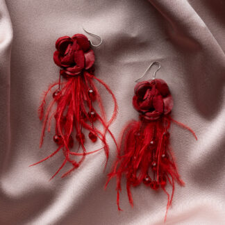 Kırmızı Küpe TK230