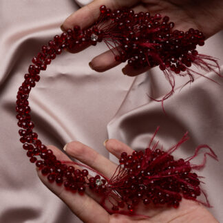 Bordo Saç Aksesuarı TK218