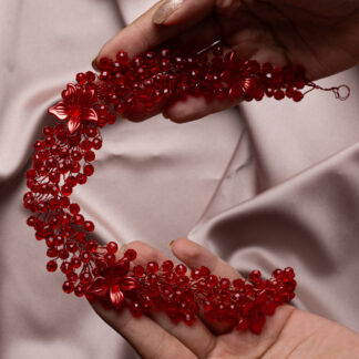 Kırmızı Saç Aksesuarı TK219